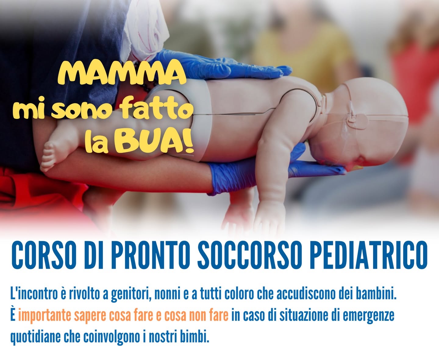 Corso Primo Soccorso Pediatrico